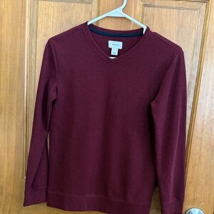 Old Navy Maroon Boy’s V-Neck Sweater